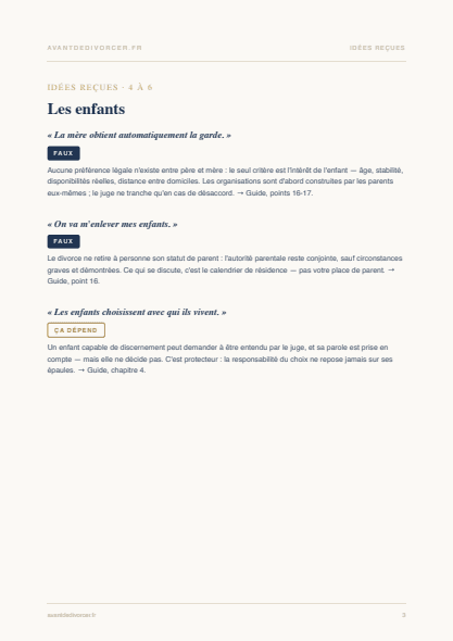 Aperçu du Kit Confidentiel — page 3